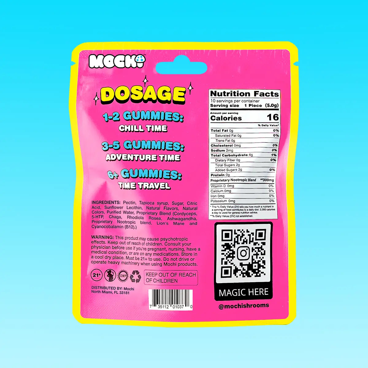 Magic Mushroom Gummies - Passion Guava - mochi-shrooms