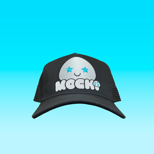 black-blue-mochi-trucker hat