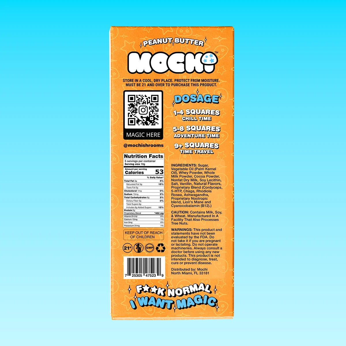 Magic Mushroom Chocolate - Peanut Butter