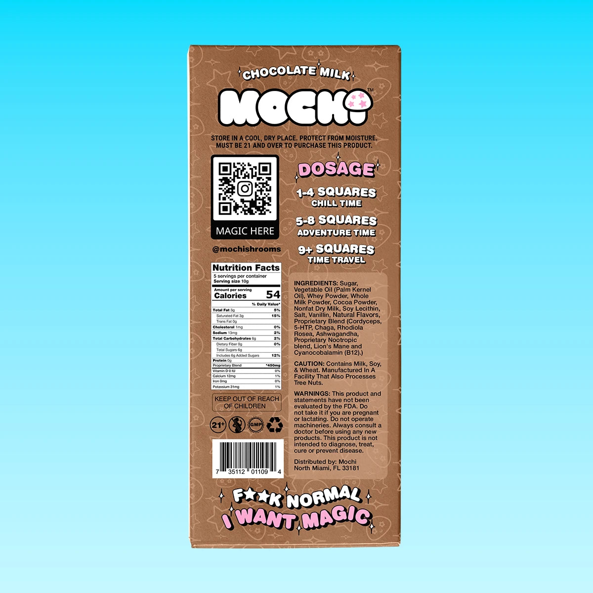 Magic Mushroom Chocolate - Chocolate Milk