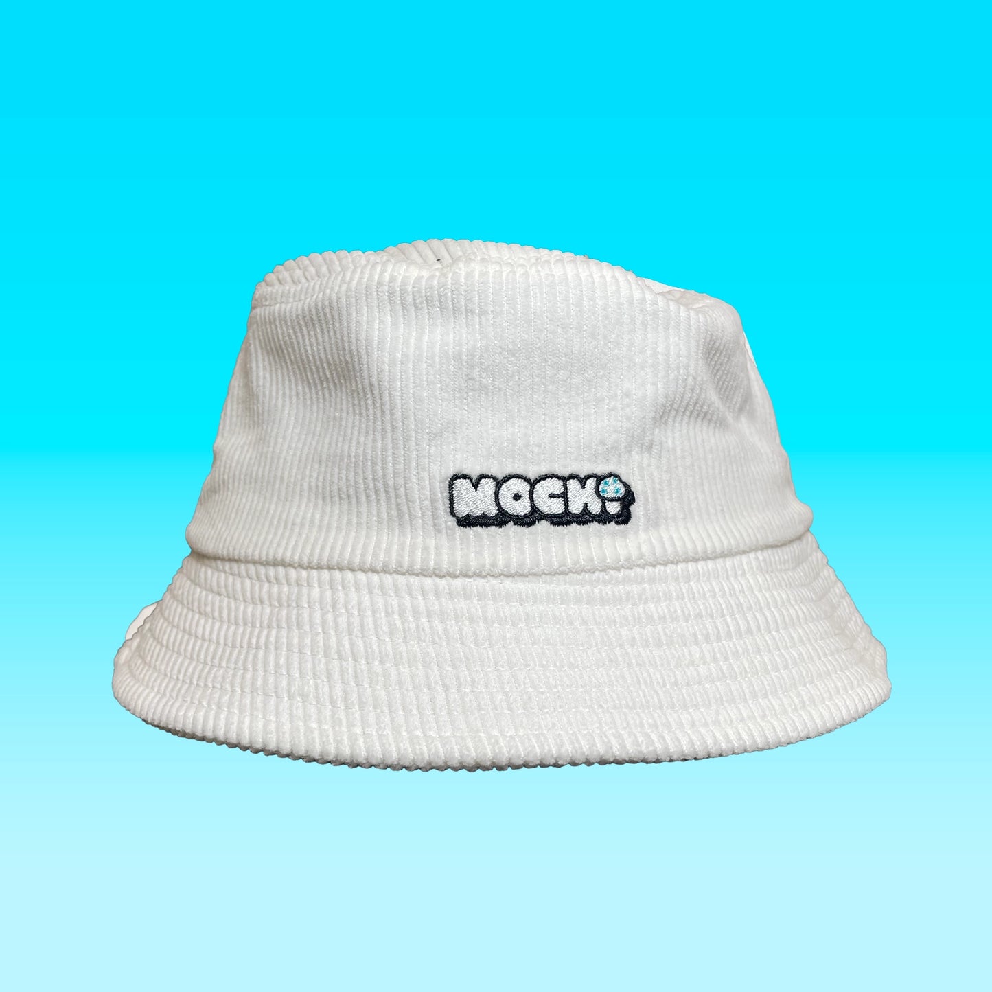 mochi corduroy bucket hat back