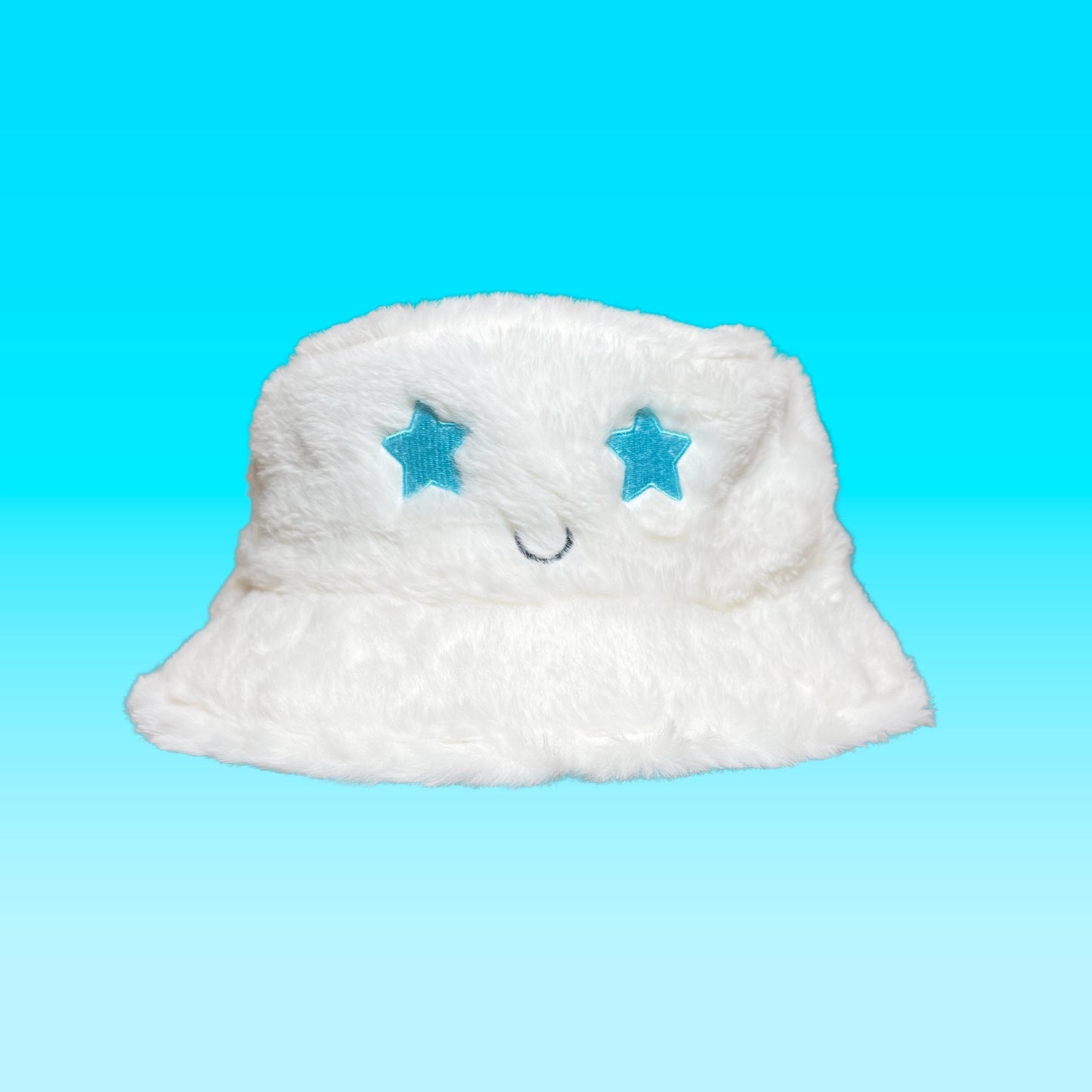 fur bucket hat front