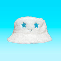 fur bucket hat front