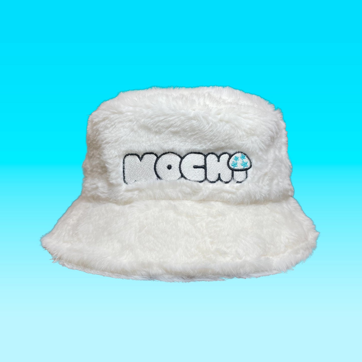 fur bucket hat back
